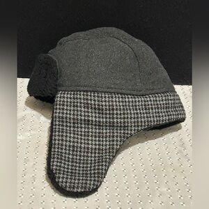 Wool Blend Kids Trapper Hat with Ear Flaps Winter Hat